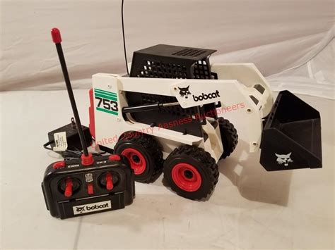 rc skid steer video|remote controlled bobcat skid steer.